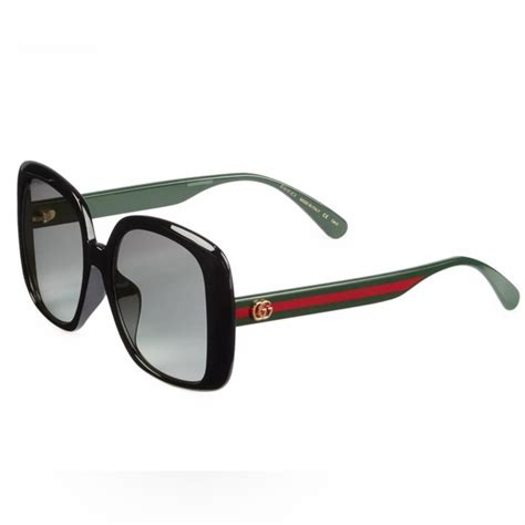 gucci 56mm rectangular sunglasses ebay|gucci 56mm designer sunglasses.